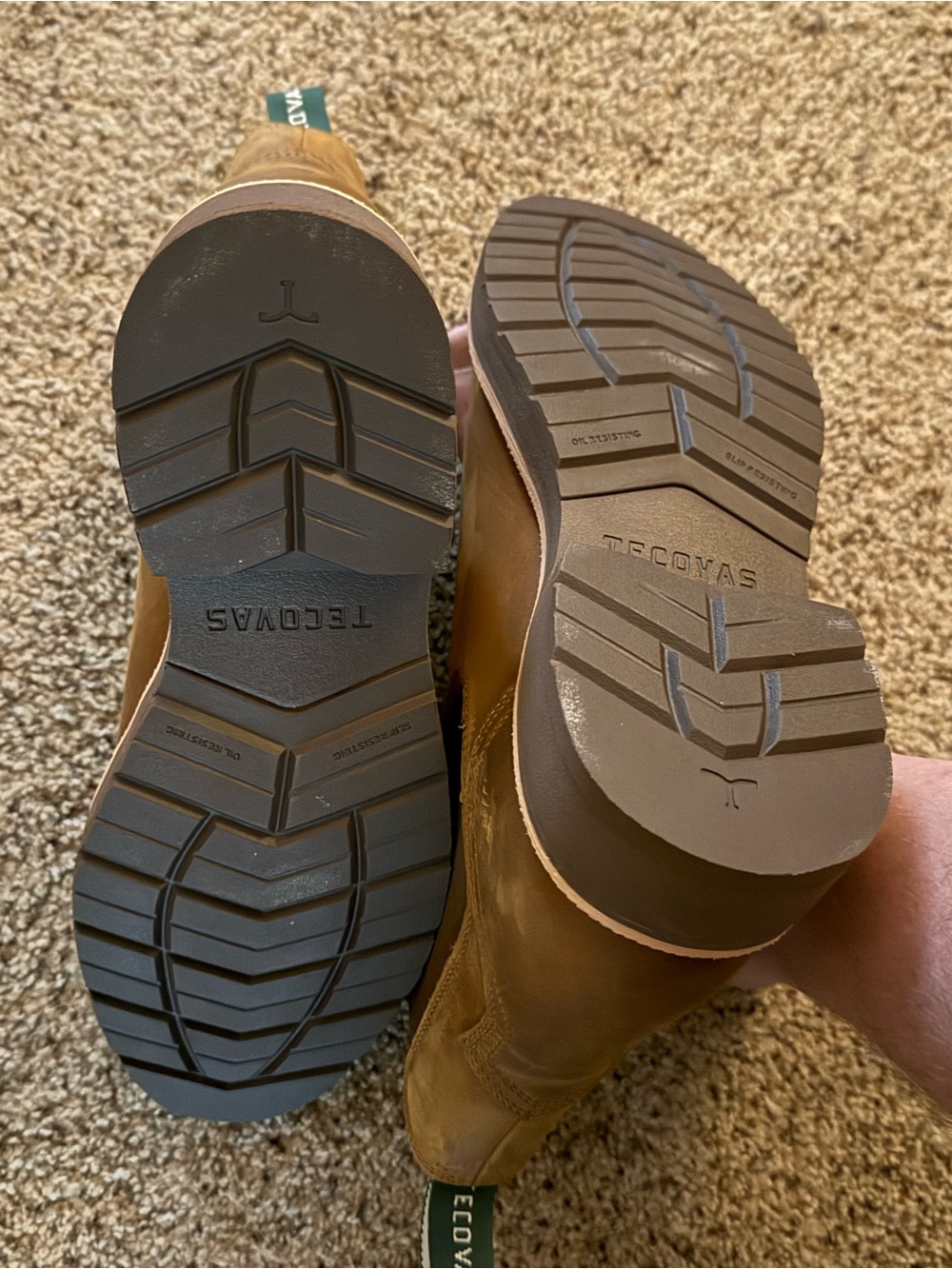 Tecovas Men's Chelsea Boots in Brown Suede - Picture 5 of 6